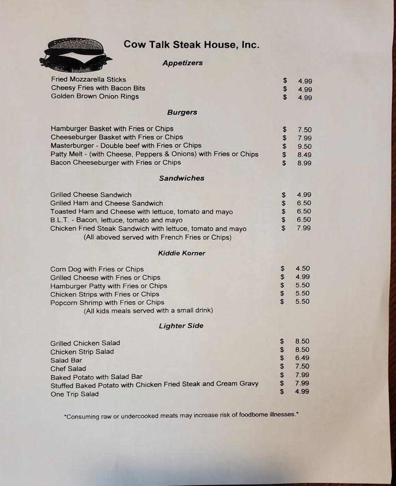 CowTalk Steakhouse Usda Choice, Hand Cut, Rib-Eye